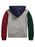 Polo Ralph Lauren Sweat à capuche en polaire à blocs de couleurs Polo Bear pour garçon Gris Taille 3