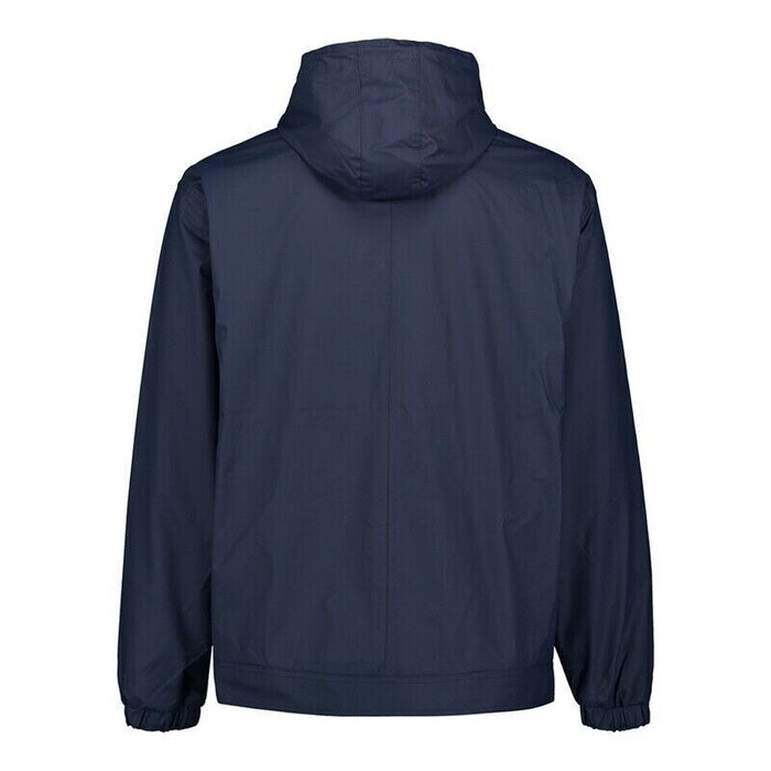 Men's WP Weatherproof Hooded Full Zip Rain Slicker Sport Jacket Raincoat Coat S