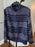 Scotch & Soda Men's Knit Bomber Jacket Full Zip 148697 Navy White Size L $319