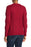 RXB Women's Acrylic Cable Knit Pullover Sweater In Red Size S