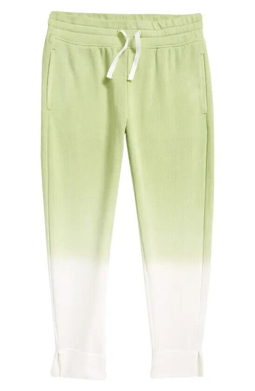 Zella Girl Kids Ombré Crop Jogger Pants In Green Stem Size S 7/8
