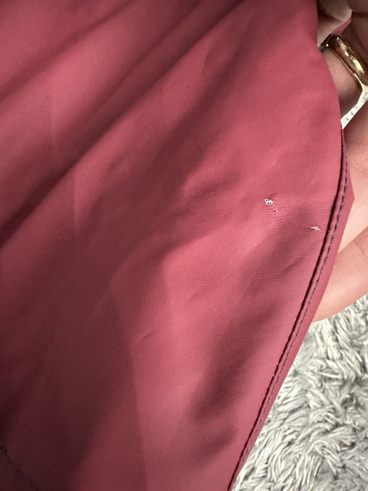 Men's Weatherproof Hooded Full Zip Rain Slicker  Jacket Raincoat Coat( scratch)