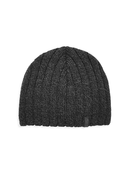 Bugatti Rib-Knit Cotton Toque Beanie in Grey One Size Unisex