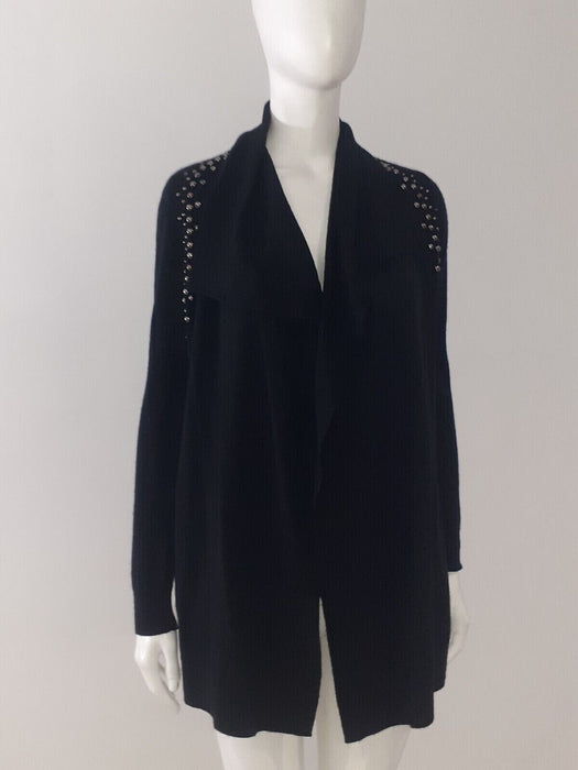The Kooples Women's Wool And Cashmere Cardigan In Black Size 1 $345