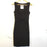 Robe sans manches tissée avec nœud sur le devant pour femme Moschino en taille noire 44 (10 US)