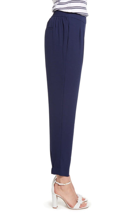 Halogen Women's Pull-On Pants In Navy Size S $80