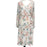 Chelsea28 Robe mi-longue à volants et rayures florales pour femme, col en V 129 $