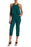 Love Ady Nordstrom  Solid Halter Jumpsuit size L green $119 made in USA in green