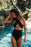 ONIA The Cindy Metallic Zig Zag One Piece Bikini Swimsuit Size S