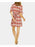 Sanctuary Robe chemise mini pour femme - Robe décontractée à rayures en terre cuite 8 129 $