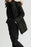 Noize Women's Hannah Faux Fur Trim Hooded Parka Coat Black Size XS $270