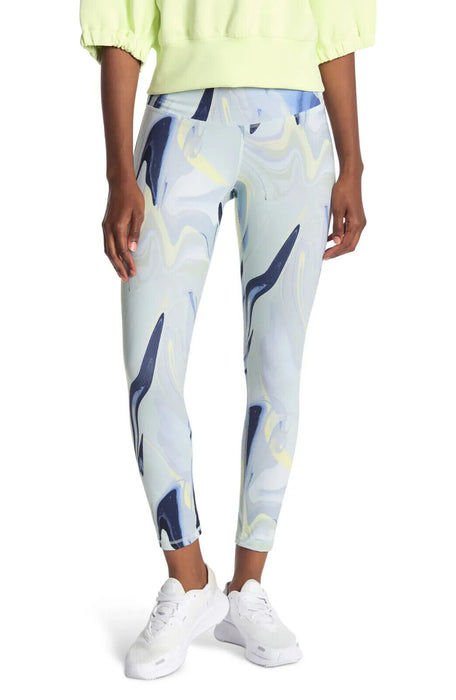 Z BY ZELLA High Waisted Printed Leggings In Light/pastel Blue size S