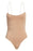 Tiger Mist Bentley Strappy Bodysuit In Nude Size M