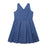 Marmellata Girls Sleeveless Star Print Denim Dressing blue $54 size 14