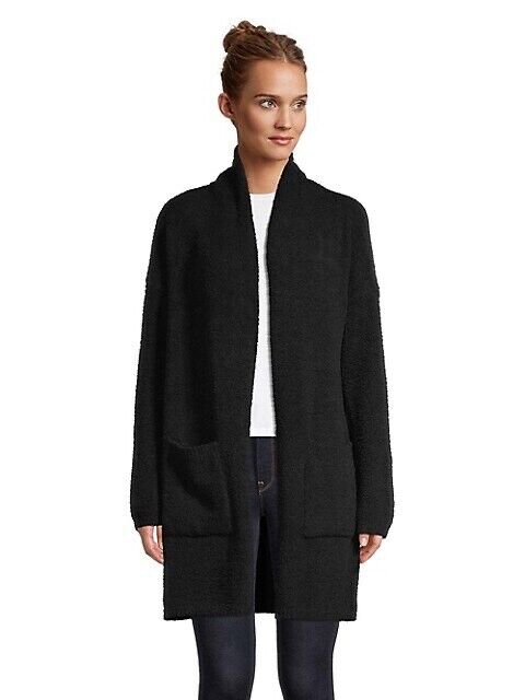 Design Lab Jak Cozy Lash Knit Cardigan Black Size M