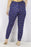 Jaclyn Intimates Pantalon de pyjama à pois avec cordon de serrage pour femme Bleu marine Taille S