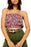 Topshop Women's Crop Floral Bandeau Top, Size 8 US (fits like 6) - Pink
