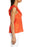 Endless Rose Women's Scoop Ruffle Neck Flounce Top In Orange Size S $69