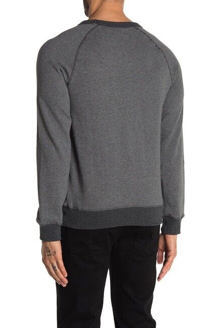 Vestige Nordstrom Contrast Banded Pullover Sweater In Gray Size L $129