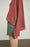 BCBGMAXAZRIA Pull tricoté asymétrique à manches longues en Tandori Spice Taille S