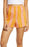 BP. Boyfriend Stripe Pyjama Shorts Yellow Butter Stripe Size XS