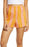BP. Short de pyjama Boyfriend Stripe Jaune Beurre Stripe Taille XS
