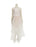 BCBGMAXAZRIA Riese Long Tulle Tiered Lace Gown Dress In Off White Size 6 $600