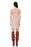 AFRM Mini robe à bretelles avec détails en dentelle à imprimé serpent rose pastel Taille L 118 $