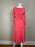 Lauren Ralph Lauren Ruched Stretch Jersey Fit & Flare Dress In Pink Size S $180