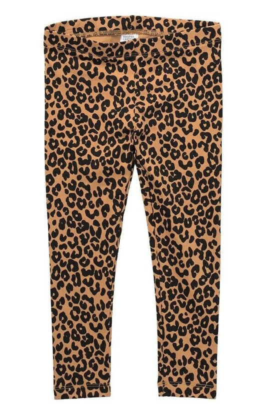 Harper Canyon Kids Printed Favourite Leggings Tan Biscuit Leopard Size 2