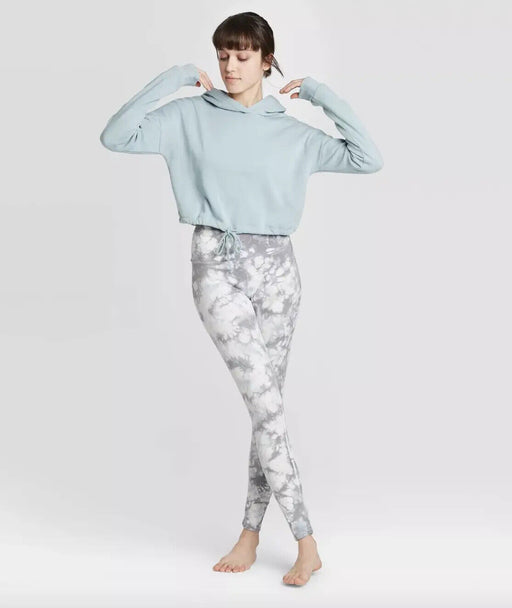 Love Tree Women's Ribbed Knit Leggings Tie Dye Pink Size M