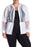 ZELLA White Sheer Poly Nylon Zip Front Jacket with Hood YOGA  plus size 2X white