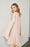 BCBGMAXAZRIA Robe trapèze à épaules dénudées Ellyson en rose taille XXS 257 $