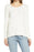 BOBEAU Women's Hacci Lace Cutout Tunic sweater size M