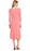 Lauren Ralph Lauren Robe ajustée et évasée en jersey stretch froncé rose taille M 180 $