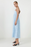 Bardot Broderie Flow Eyelet Sleeveless Dress In Light Blue Size XL/12 $148