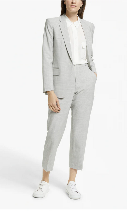 CLUB MONACO Safari Silk Long Sleeve Shirt  size XS in ivory