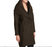 DKNY Manteau à col châle en laine mélangée brossée pour femme en mousse taille M 395 $