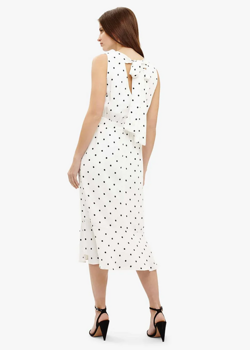 Phase Eight Alison Spot Dress size 14US $230 in ivory navy