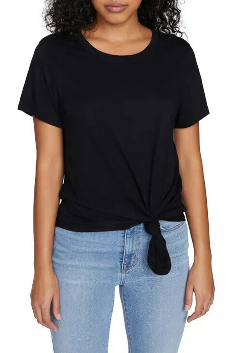 Sanctuary Perfect Knot T-Shirt, Women's Size M NEW in black
