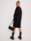 Selected Femme Lulu Long-Sleeve Knit Dress In Black Size M $165