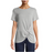Bobeau Collection par Bobeau T-shirt gris à manches courtes pour hommes et femmes, grande taille 3X