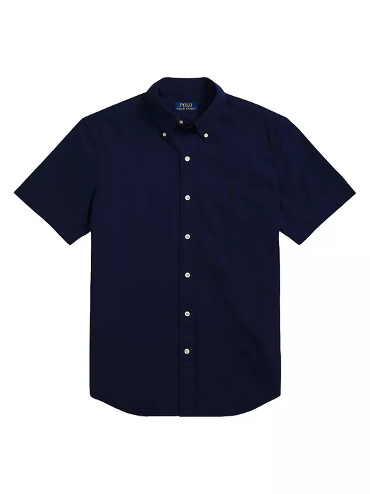 Polo Ralph Lauren Men's, RL Prepster Classic Fit Seersucker Shirt, Navy size XL