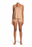 Cozy Rozy V-Neck Camisole & Shorts 2-Piece Pyjama Taupe Size M