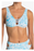 VYB Tropical Swimsuit Strap Halter Top And Bikini Bottoms Blue Floral Size S