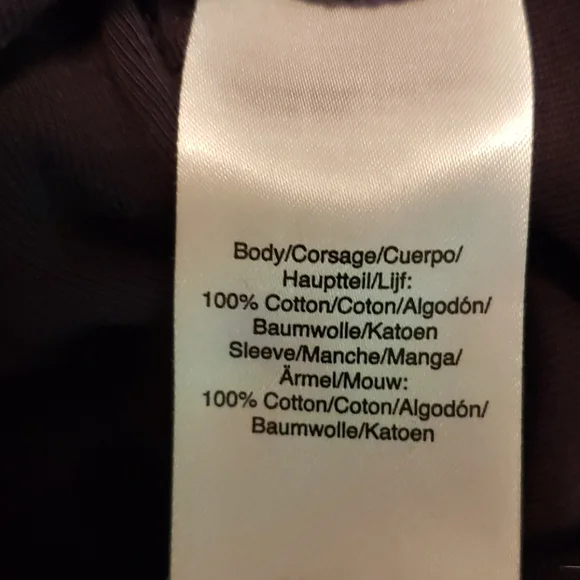 DKNY Women's Navy Blue Bell Sleeves Eyelet Lace Top size XL