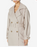 Avec Les Filles Blouson Sleeve 100% Lin Trench Coat Light Taupe Taille S $379