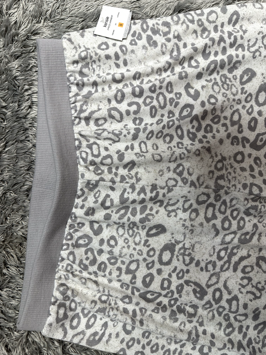 KENSIE Women Grey Leopard Soft Pajama Lounge Jogger Pants Size S (ONLY PANTS)