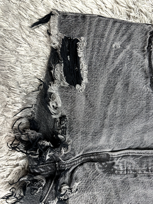 Levi's Women's 501 Original Black Button Fly  Cutoff Shorts 26 NWT $69