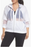 ZELLA White Sheer Poly Nylon Zip Front Jacket with Hood YOGA  plus size 2X white